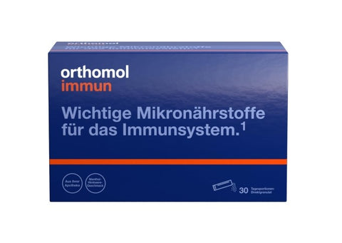 Orthomol Immun menthol-raspberry flavored granules