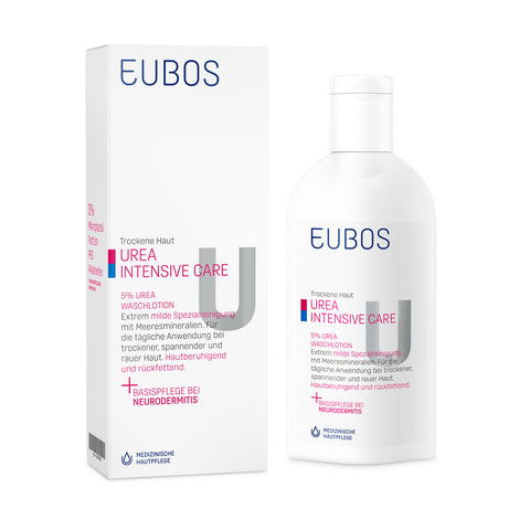 Eubos Dry Skin Urea 5% washing lotion 200 ml