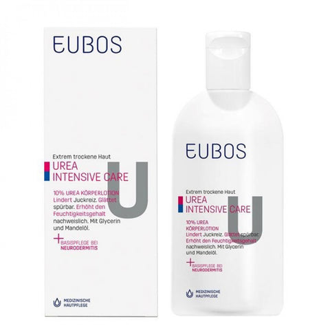 Eubos Urea 10% LipoRepair lotion kūno losjonas su 10% šlapalo 200 ml